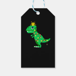 Jul Dinosaur Presentetikett