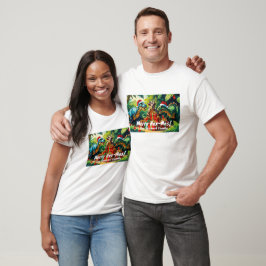 Jul Dinosaur T-Shirt - Merry Rex-Mas!