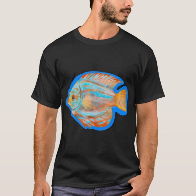 Jul Diskusfisk T Shirt (Framsida)