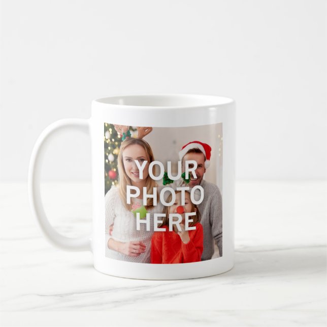 Jul Ditt foto här Kaffemugg (Vänster)