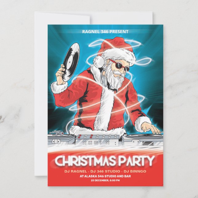Jul-DJ-musikfest-inbjudan Inbjudningar (Framsida)