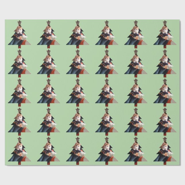 Jul Djur Foto  Presentpapper (Platt)