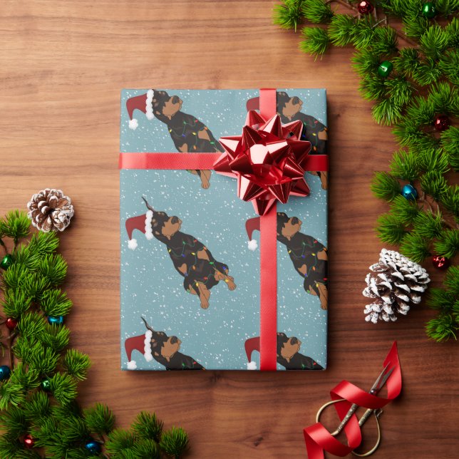 Jul Doberman Pinscher Presentpapper (Julgåva)