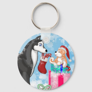 Jul Doggies! Nyckelring