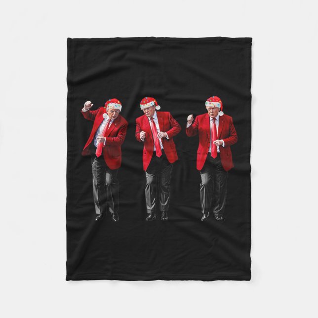 Jul Donald Trump President 2024 Dancing Fleecefilt (Framsidan)