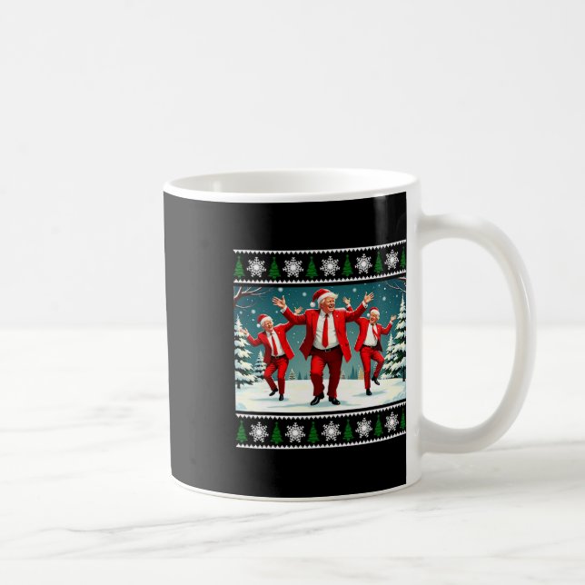Jul Donald Trump President 2024 Dancing Funn Kaffemugg (Höger)