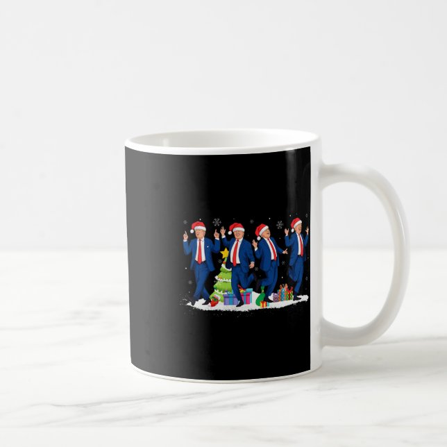 Jul Donald Trump President 2024 Dancing Funn Kaffemugg (Höger)