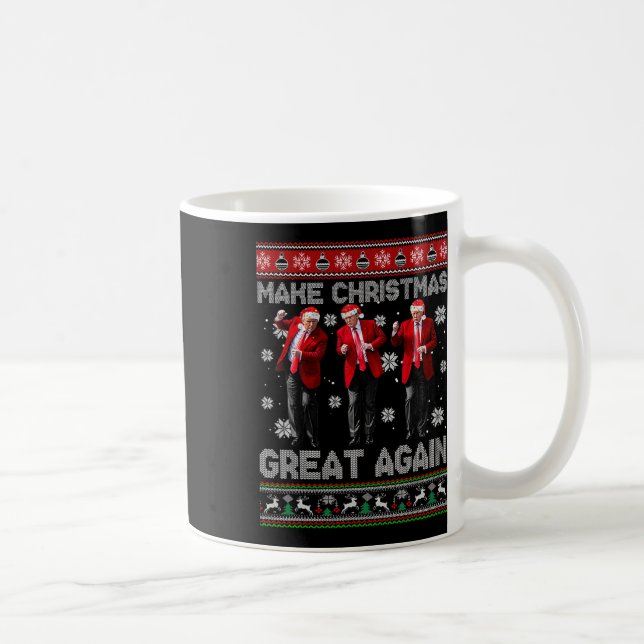 Jul Donald Trump President 2024 Dancing Funn Kaffemugg (Höger)