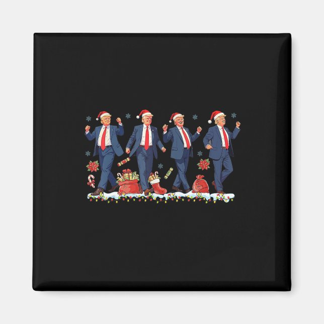 Jul Donald Trump President 2024 Dancing Funn Magnet (Framsidan)
