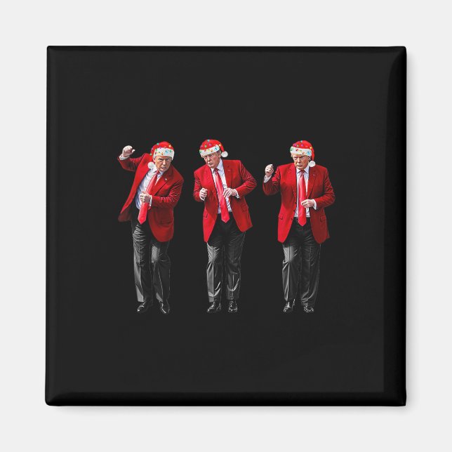 Jul Donald Trump President 2024 Dancing Funn Magnet (Framsidan)