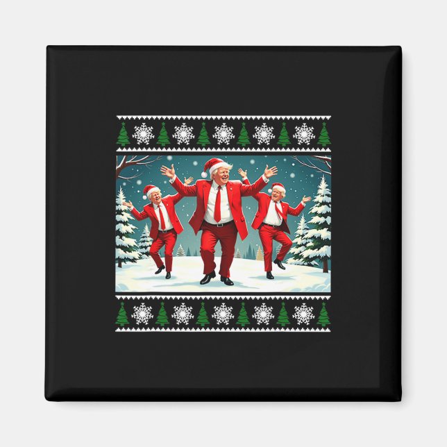 Jul Donald Trump President 2024 Dancing Funn Magnet (Framsidan)