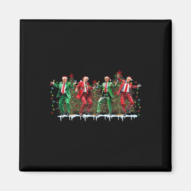 Jul Donald Trump President 2024 Dancing Funn Magnet (Framsidan)