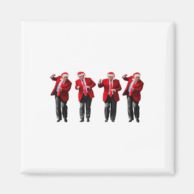 Jul Donald Trump President 2024 Dancing Funn Magnet (Framsidan)