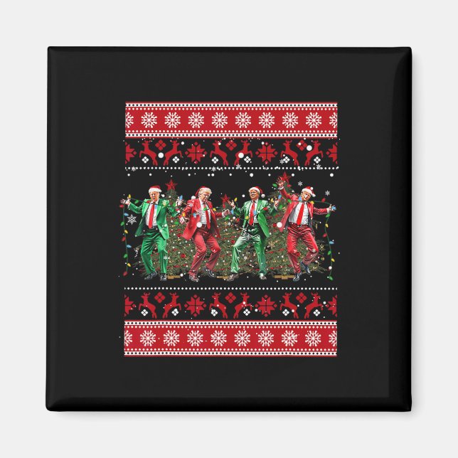 Jul Donald Trump President 2024 Dancing Funn Magnet (Framsidan)