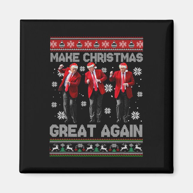 Jul Donald Trump President 2024 Dancing Funn Magnet (Framsidan)