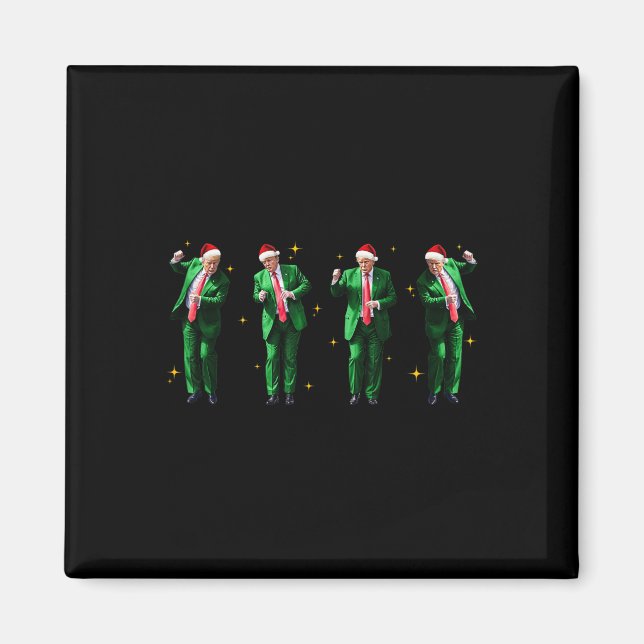 Jul Donald Trump President 2024 Dancing Funn Magnet (Framsidan)