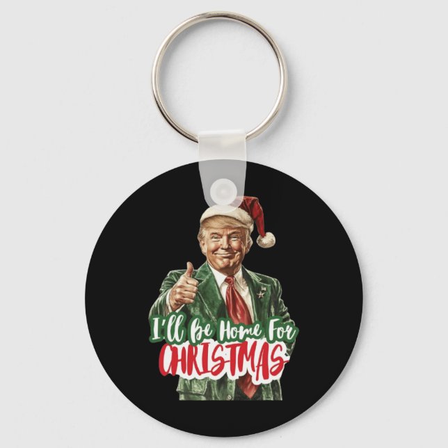 Jul Donald Trump President 2024 Dancing Funn Nyckelring (Framsida)