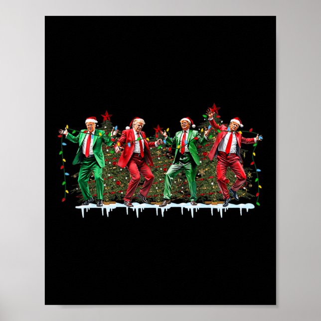Jul Donald Trump President 2024 Dancing Funn Poster (Framsidan)