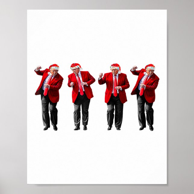 Jul Donald Trump President 2024 Dancing Funn Poster (Framsidan)