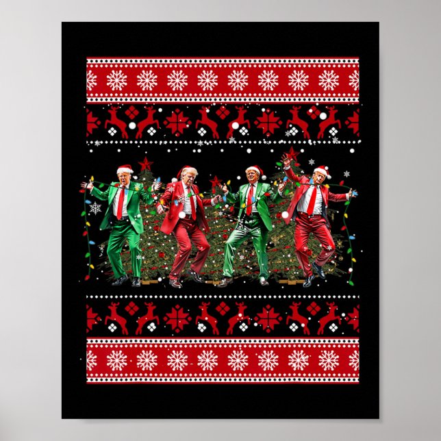 Jul Donald Trump President 2024 Dancing Funn Poster (Framsidan)