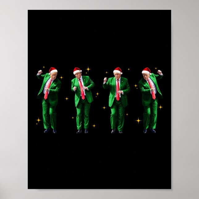 Jul Donald Trump President 2024 Dancing Funn Poster (Framsidan)