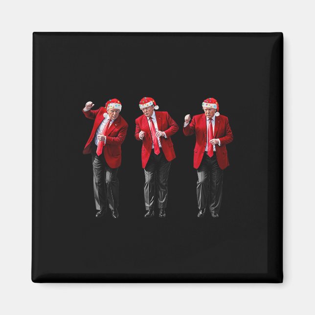 Jul Donald Trump President 2024 Dancing Magnet (Framsidan)
