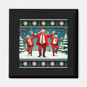 Jul Donald Trump President 2024 Dansar Roligt Magnet