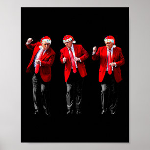 Jul Donald Trump President 2024 Dansar Roligt Poster