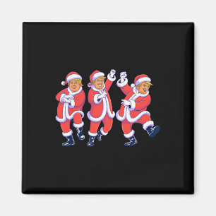 Jul Donald Trump President 2025 Dansar Roligt Magnet