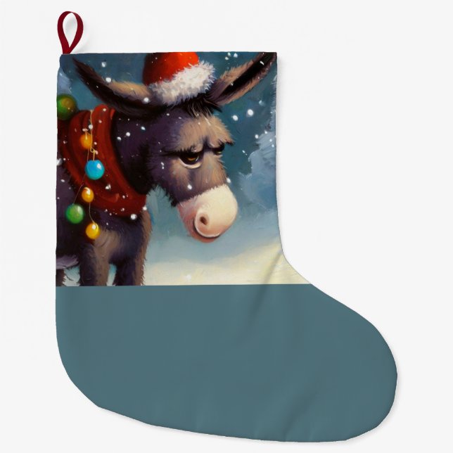 Jul Donkey 2 Stor Julstrumpa (Framsidan)