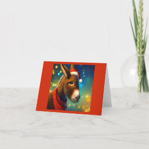 Jul Donkey 3 Helgkort