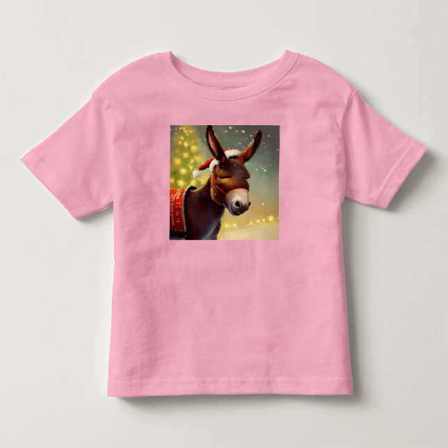 Jul Donkey 4 T Shirt (Framsida)