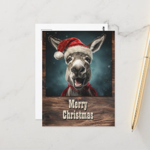 Jul Donkey Vykort