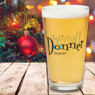 Jul Donner Santas Reindeer Head Telefoner Glass Glaskopp