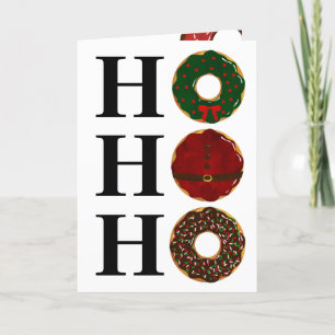 Jul Donuts Ho Ho Ho Trendig Helgkort