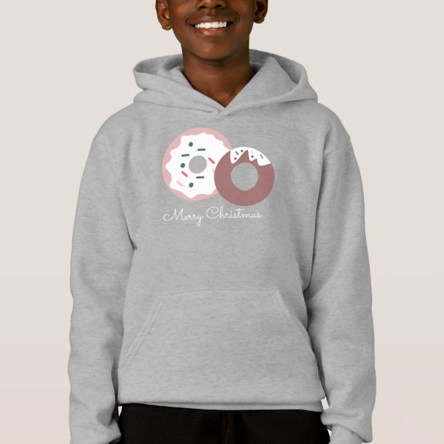 Jul Donuts Strössel Bageri  God Jul T Shirt (Framsida)