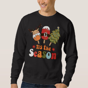Jul Doodles Tis' Season Retro Helgdag Co. Lång Ärmad Tröja