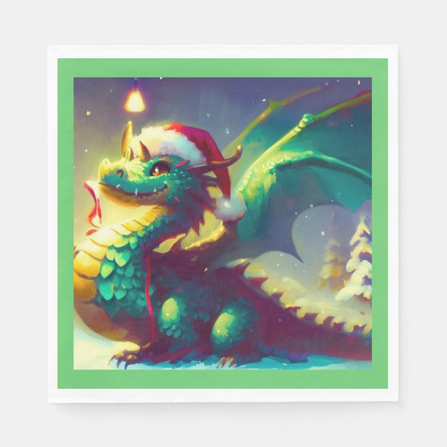 Jul Dragon 3 Pappersservett (Framsidan)