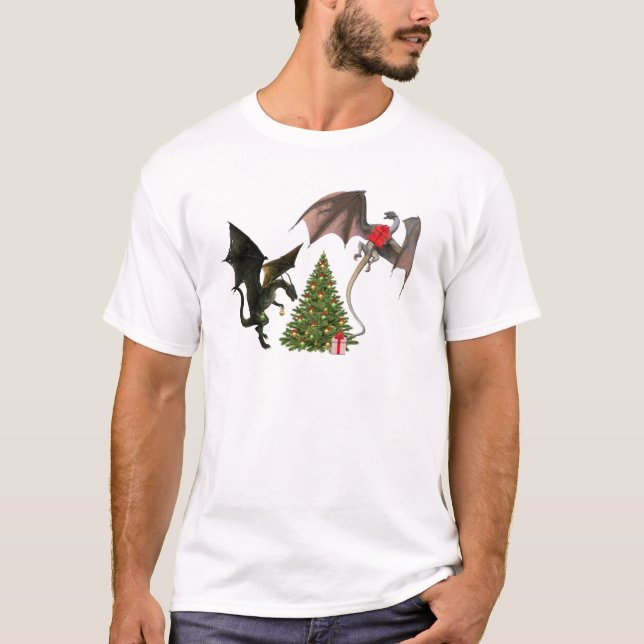 Jul Draken Myttisk Högtid T Shirt (Framsida)