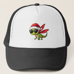 Jul Drakflyg Santa Hatt Roligt Xmas Barn Keps