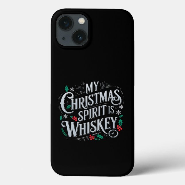 Jul Drycker Whiskey Älskare Drickare Citat  (Baksida)