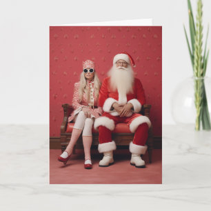 Jul Duo: Santa och Claus Inbjudan