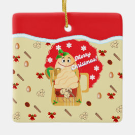 Jul Eggong-prydnader 2024 Julgransprydnad Keramik