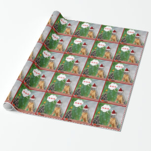 Jul ekorre och julgran presentpapper