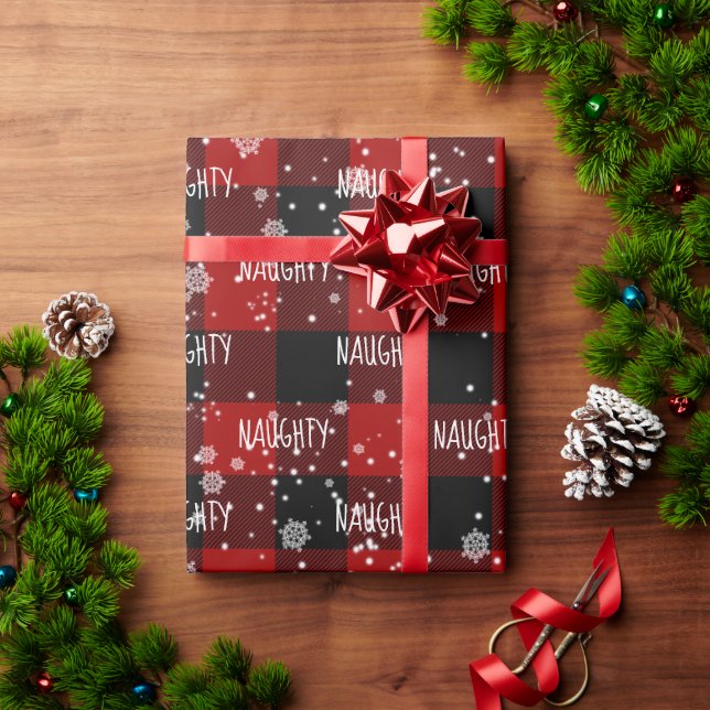 Jul ELAK text i snöflingor Presentpapper (Julgåva)