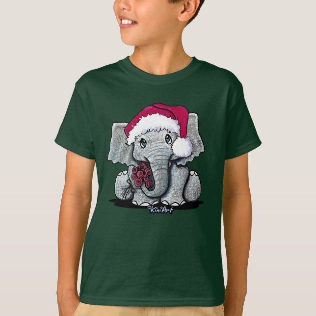 Jul Elefant T Shirt (Framsida)
