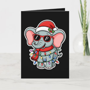 Jul Elefant Tomtehatt Solglasögon Ljus Kort