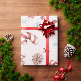 Jul - Elegant Glyft för vinter-snöflummen Presentpapper