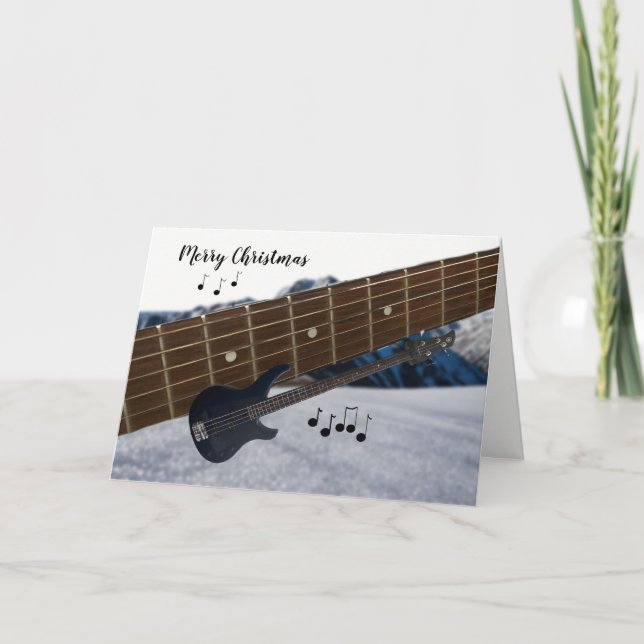 Jul Elektrisk Gitarr Kort (Framsida)