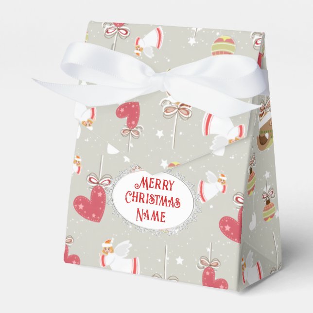 Jul Elements Änglar Fåglar Presentaskar (Framsidan Sidan)